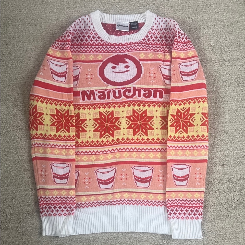 Maruchan Ramen Holiday Christmas Ugly Sweater Small
